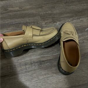 Dr. Martin beige loafers